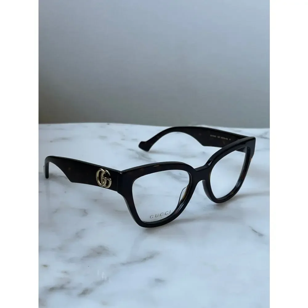 NEW Gucci GG1424O Brown Marmont Cat Eye Eyeglasses Frames